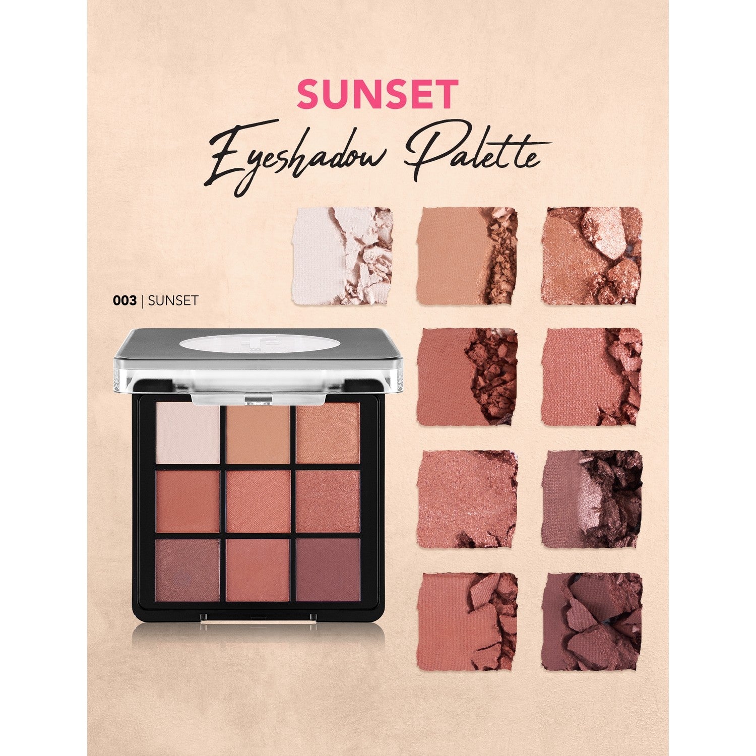 Flormar 9-Color Eye Shadow Palette