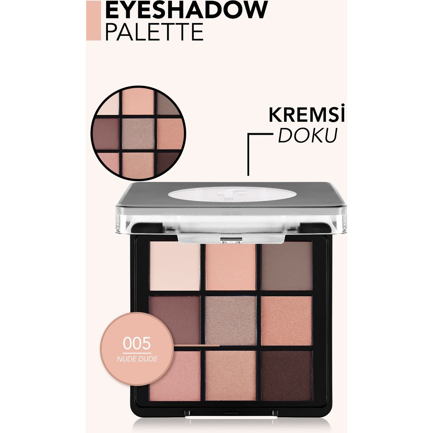 Flormar 9-Color Eye Shadow Palette