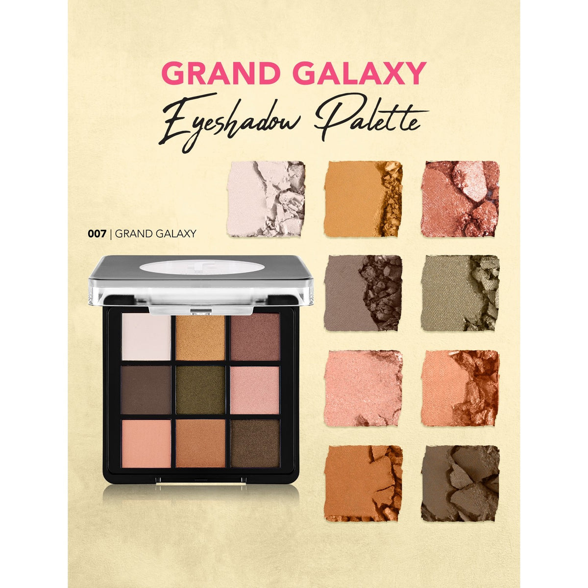 Flormar 9-Color Eye Shadow Palette