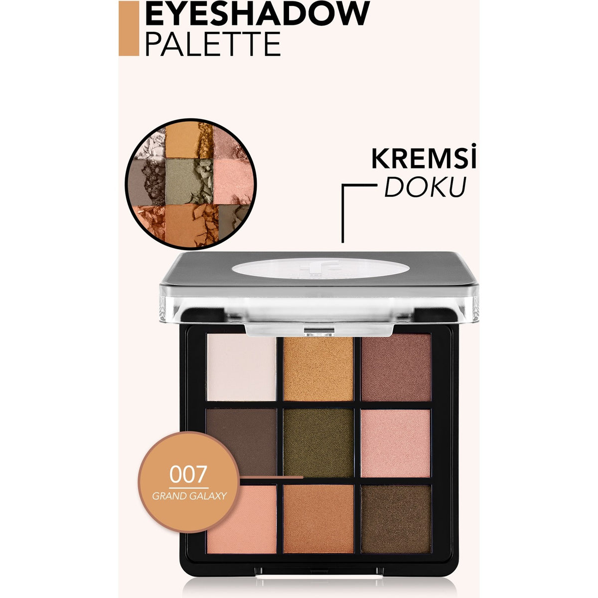 Flormar 9-Color Eye Shadow Palette