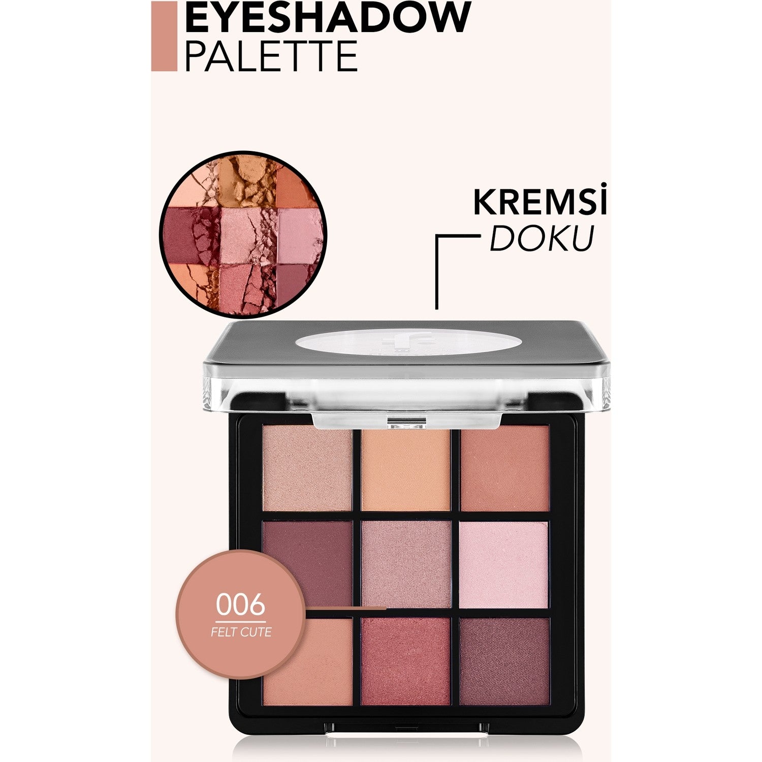 Flormar 9-Color Eye Shadow Palette