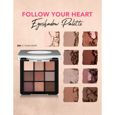 Flormar 9-Color Eye Shadow Palette