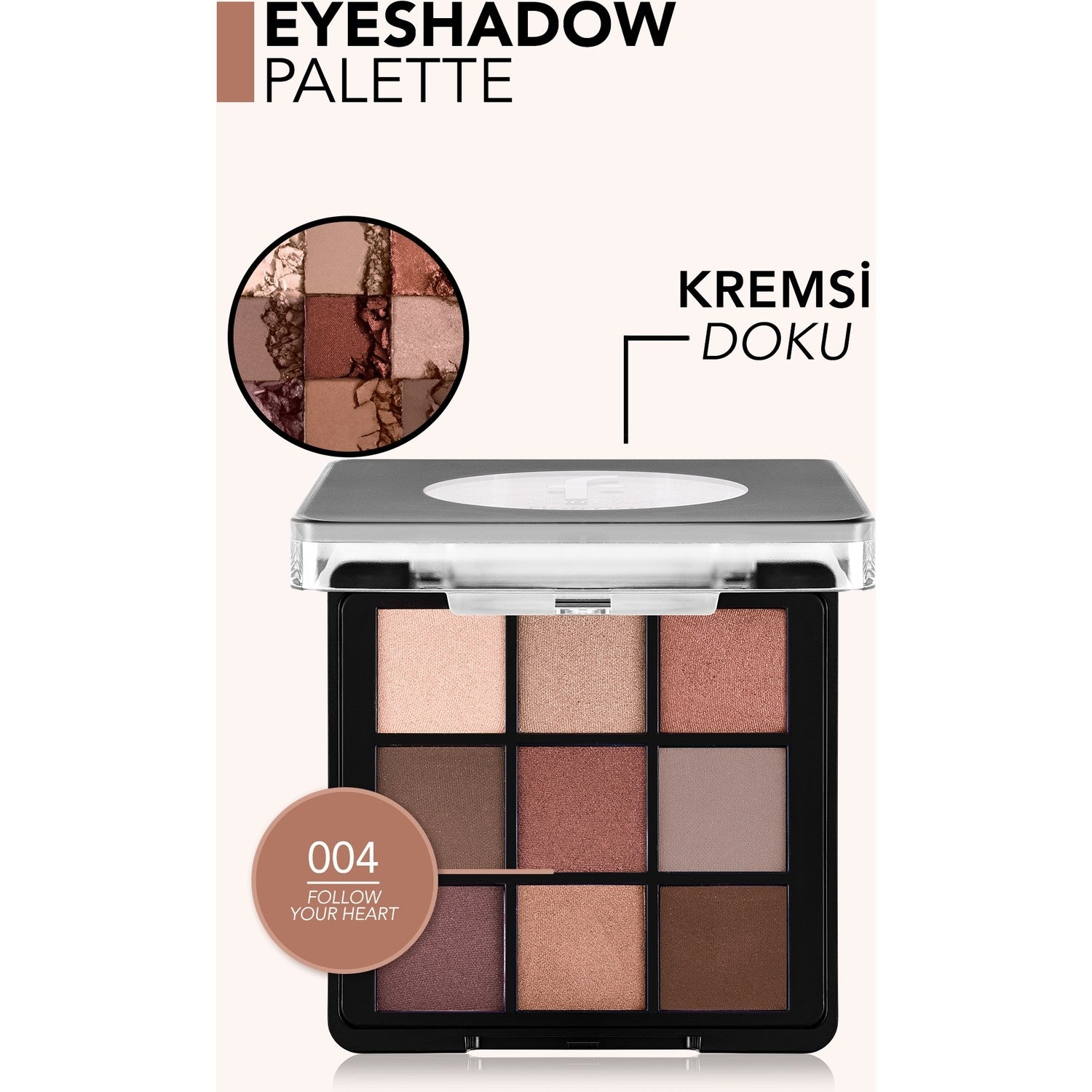 Flormar 9-Color Eye Shadow Palette