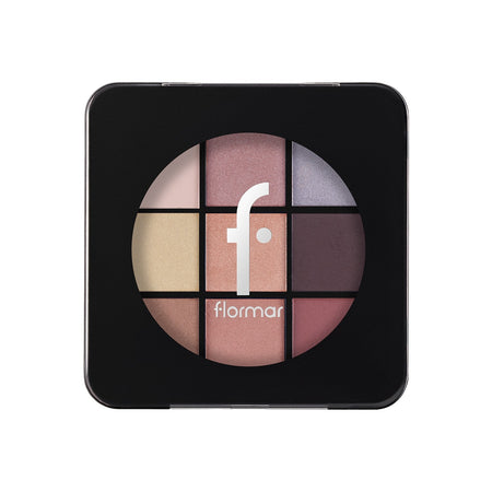 Flormar 9-Color Eye Shadow Palette