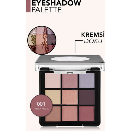 Flormar 9-Color Eye Shadow Palette