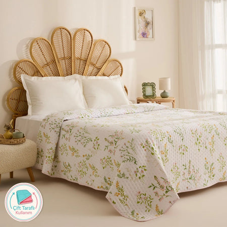 Karaca Home Sara Double Multi-Purpose Bedspread Multicolor - MALLTURK