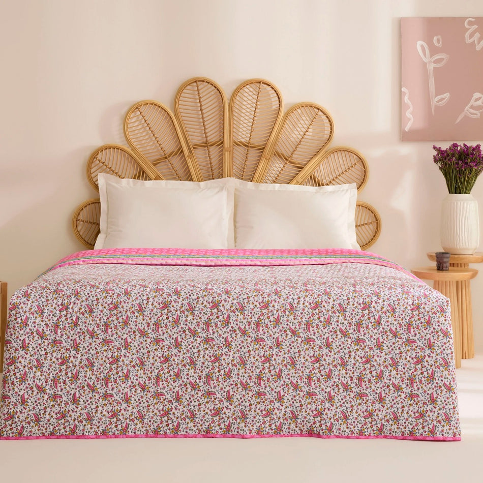 Karaca Home Chilena Double Multipurpose Bedspread - MALLTURK
