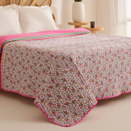 Karaca Home Chilena Double Multipurpose Bedspread - MALLTURK