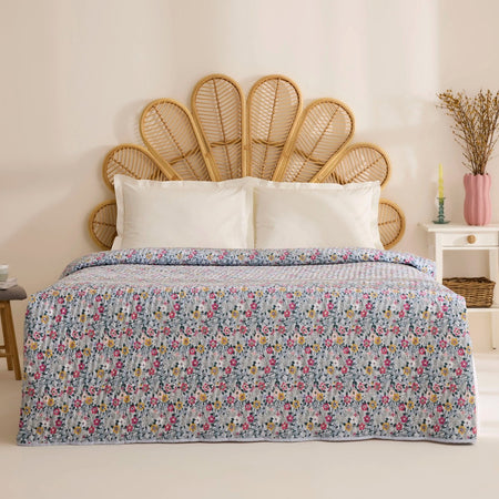 Karaca Home Pablo Double Multi-Purpose Bedspread Multicolor - MALLTURK