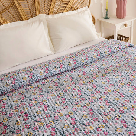 Karaca Home Pablo Double Multi-Purpose Bedspread Multicolor - MALLTURK