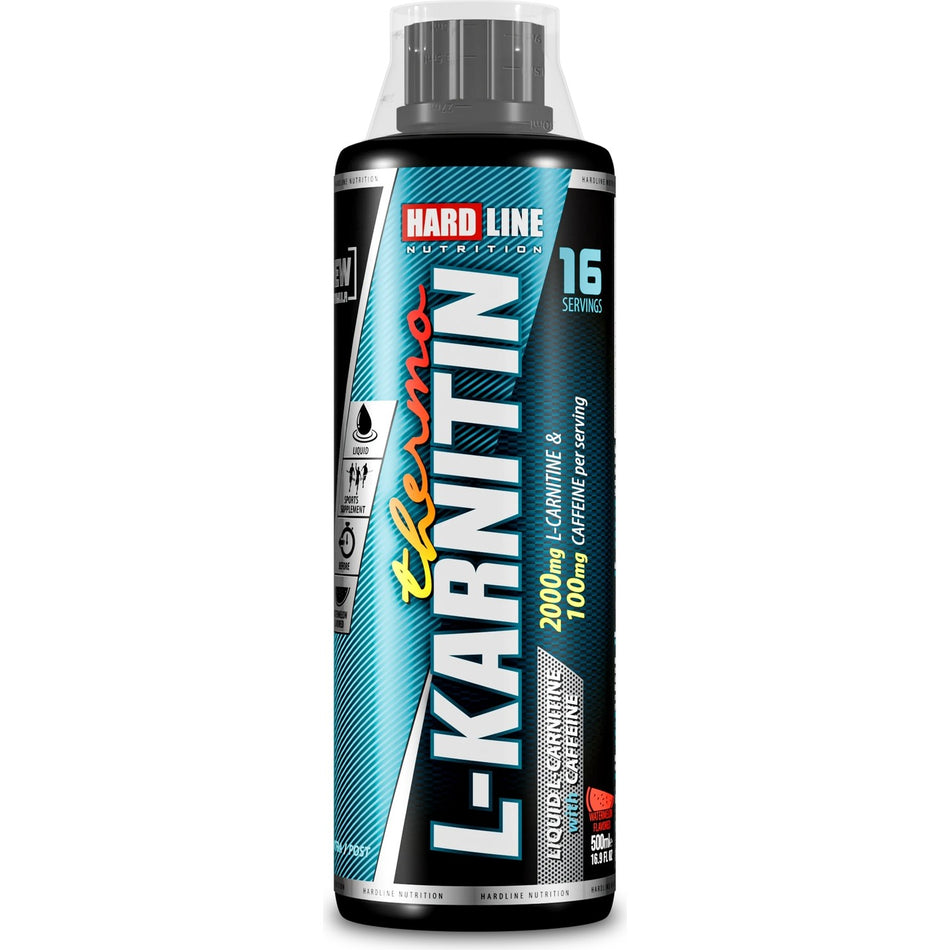 Hardline Nutrition 500 ml L-Carnitine Thermo Watermelon Flavored, Vegan Suitable Ingredients - MALLTURK