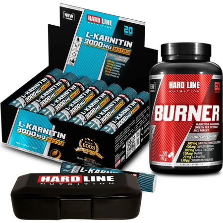 Hardline Nutrition Hardline L-Carnitine Matrix 3000 mg Peach + Burner - MALLTURK