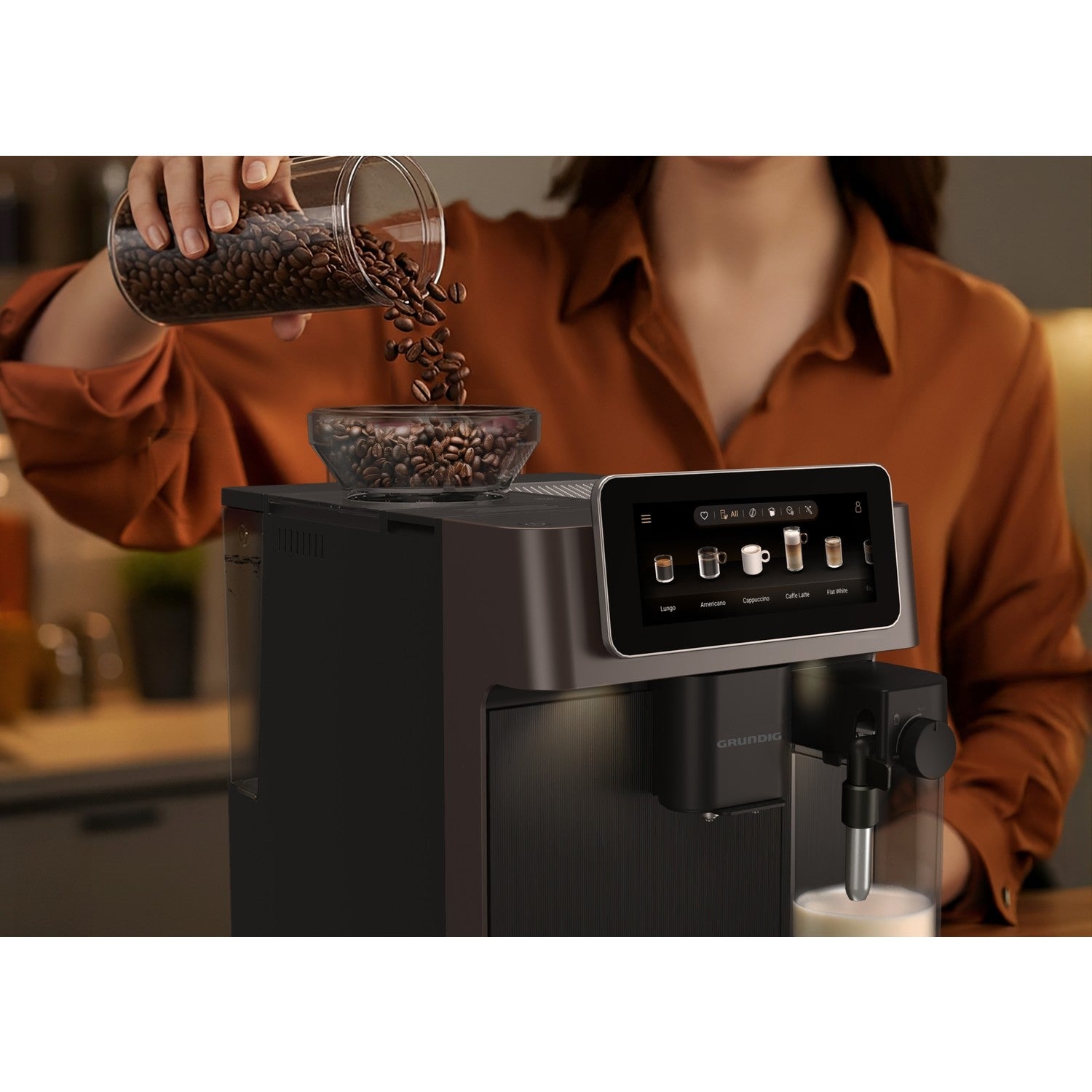 Grundig KVA 9230 Full Automatic Espresso Machine - MALLTURK
