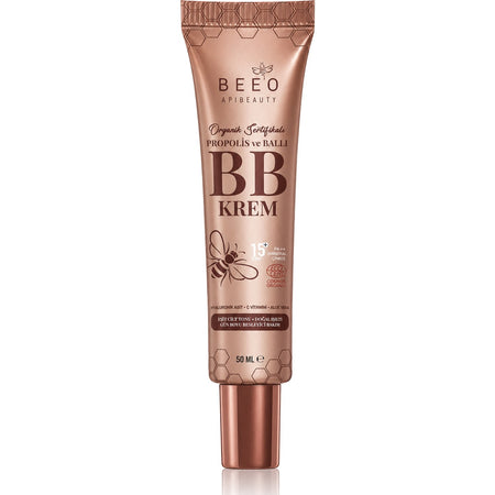 BEE'O Apibeauty Organic Certified Propolis and With Honey Bb Cream SPF 15 - MALLTURK