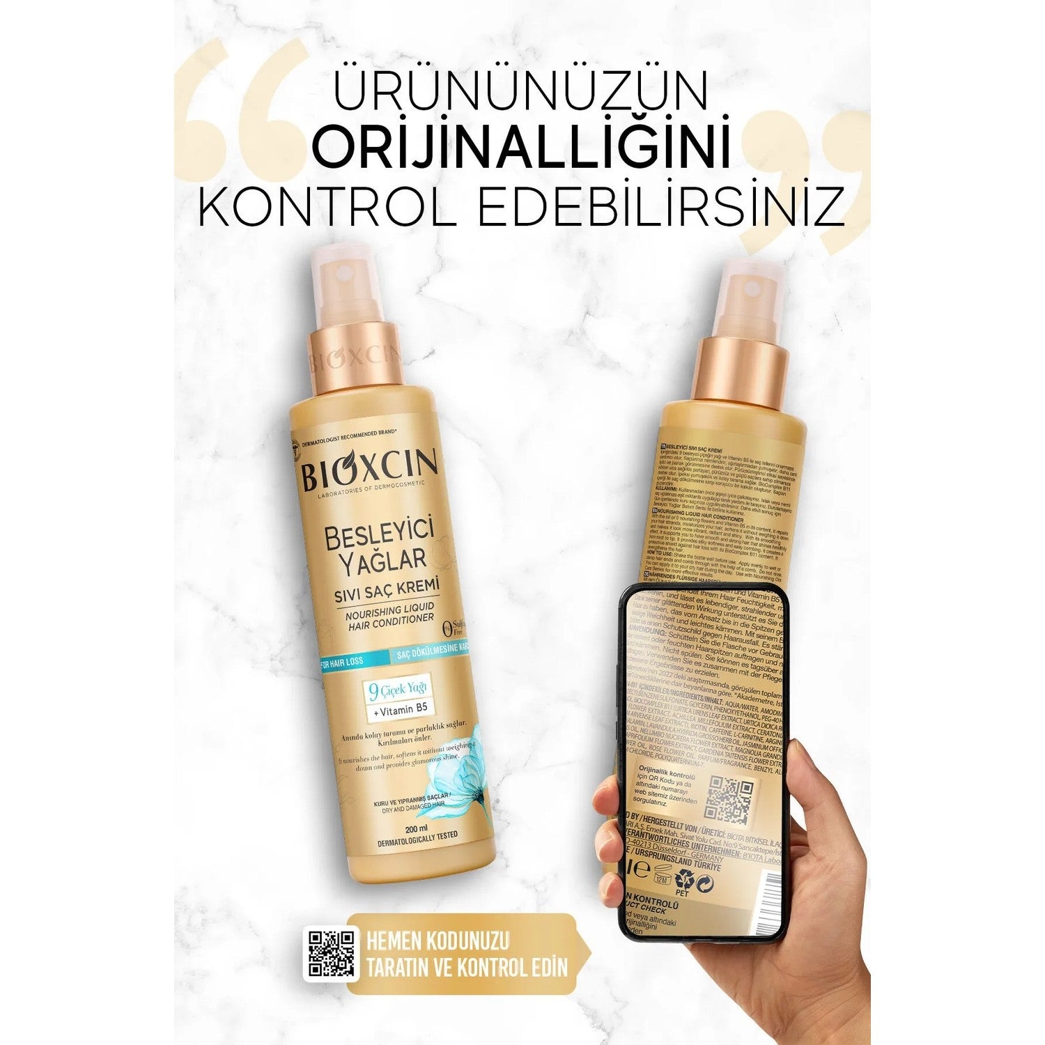 Bioxcin Nourishing Oils Leave-In Conditioner
