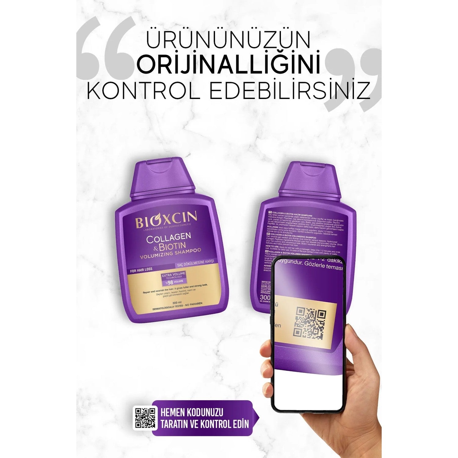 Bioxcin Collagen and Biotin Volume Shampoo