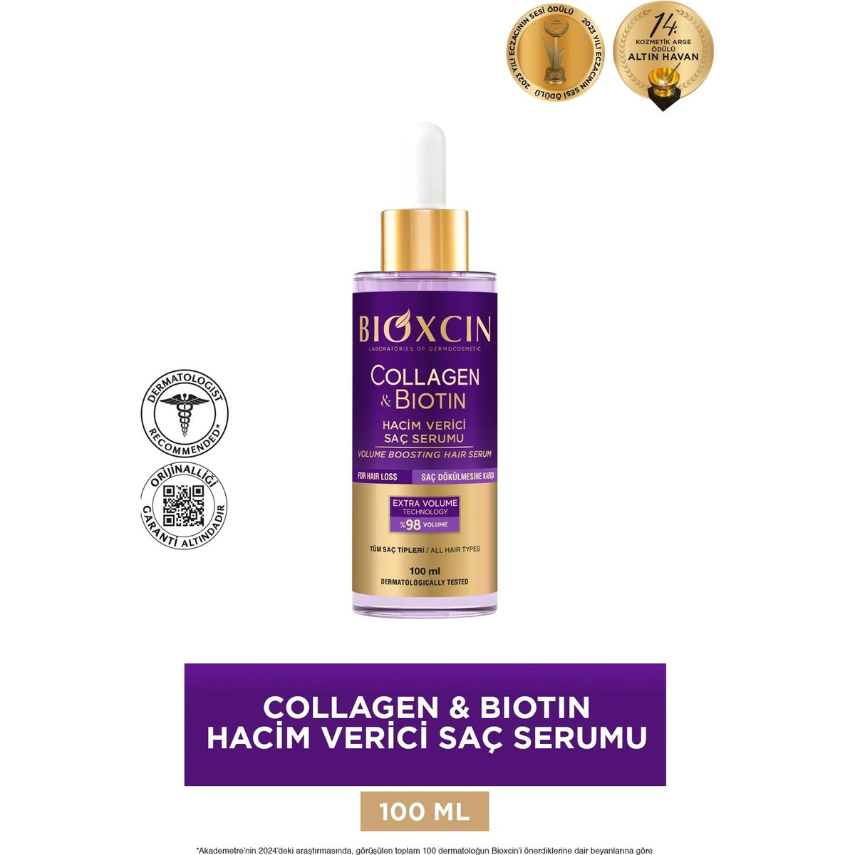 Bioxcin Collagen and Biotin Hair Serum