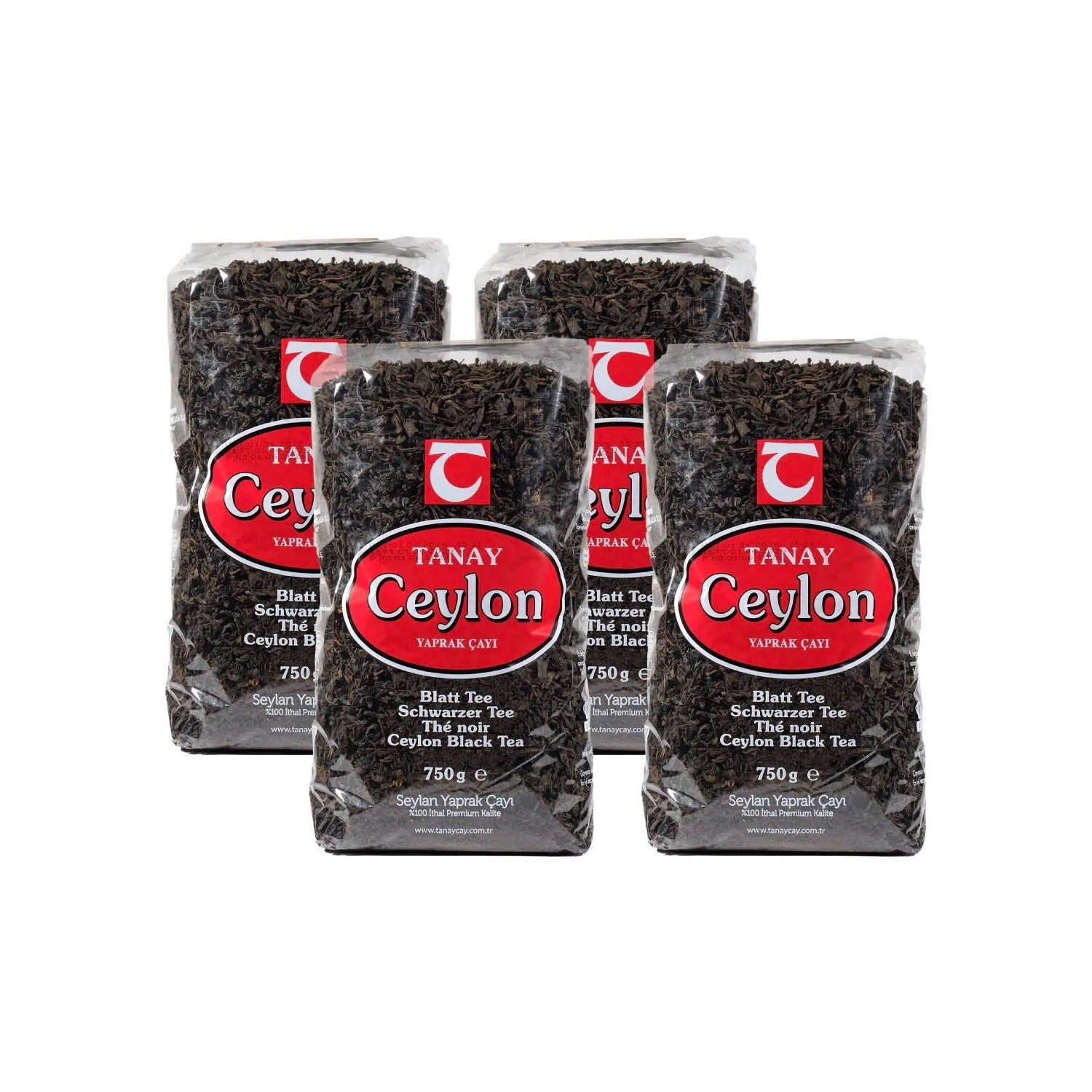 Tanay Ceylon tea 750 g X 4 pieces (3.000 g) %100 Ithal Sri Lanka Siyah Dokme leaf tea OPA Kacak Seylan tea - MALLTURK