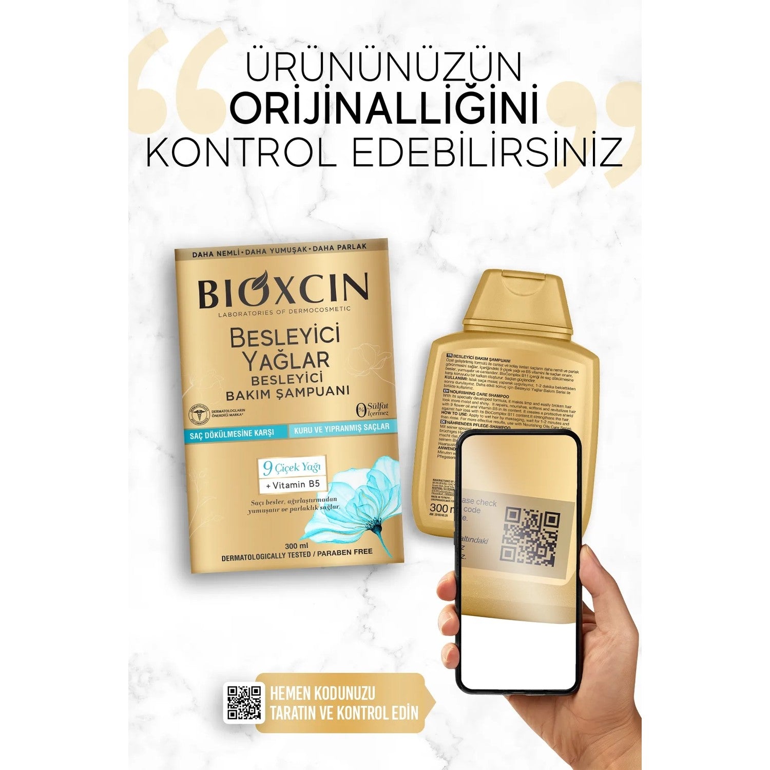 Bioxcin Nourishing Oils Repair Shampoo