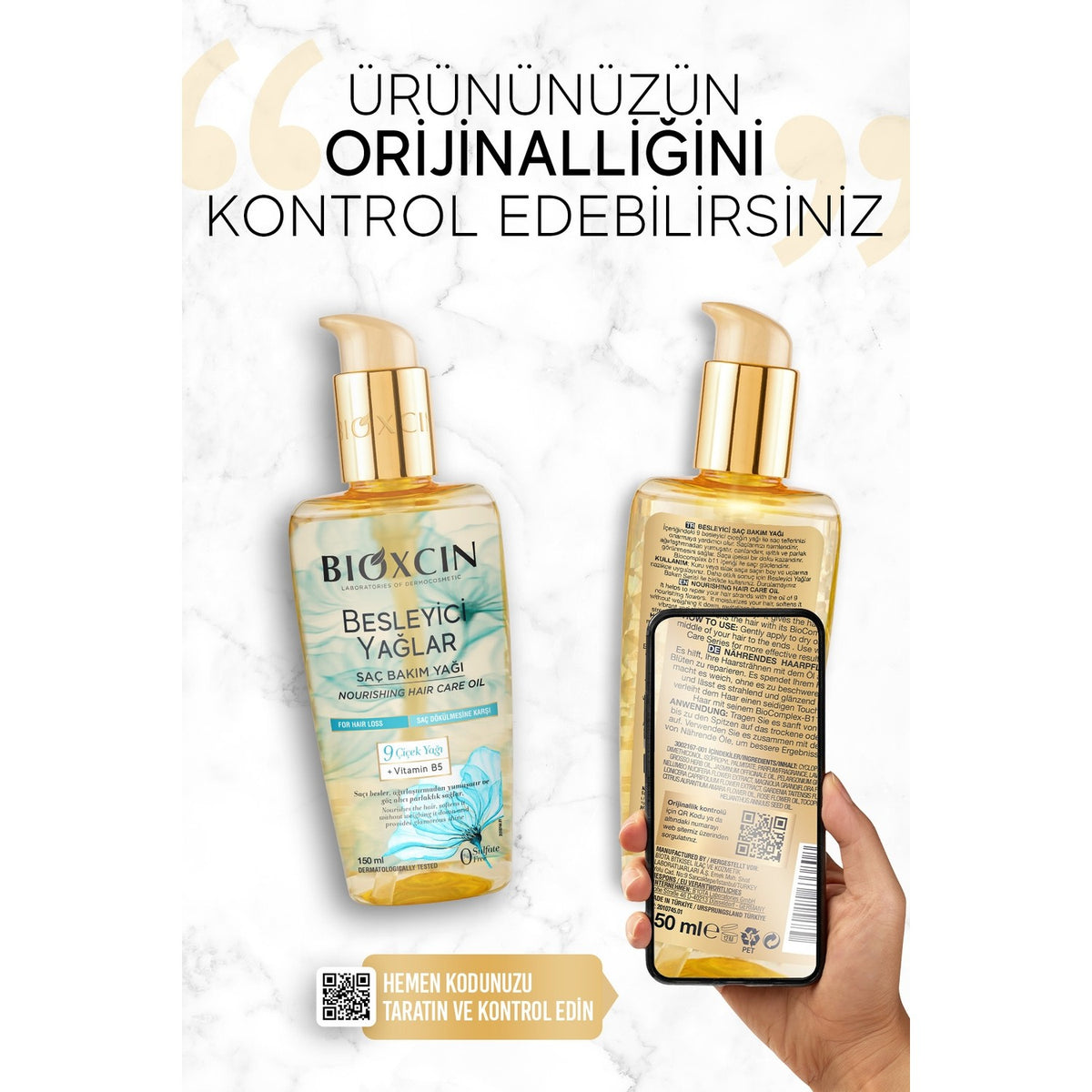 Bioxcin Nourishing Oils Hair Oil