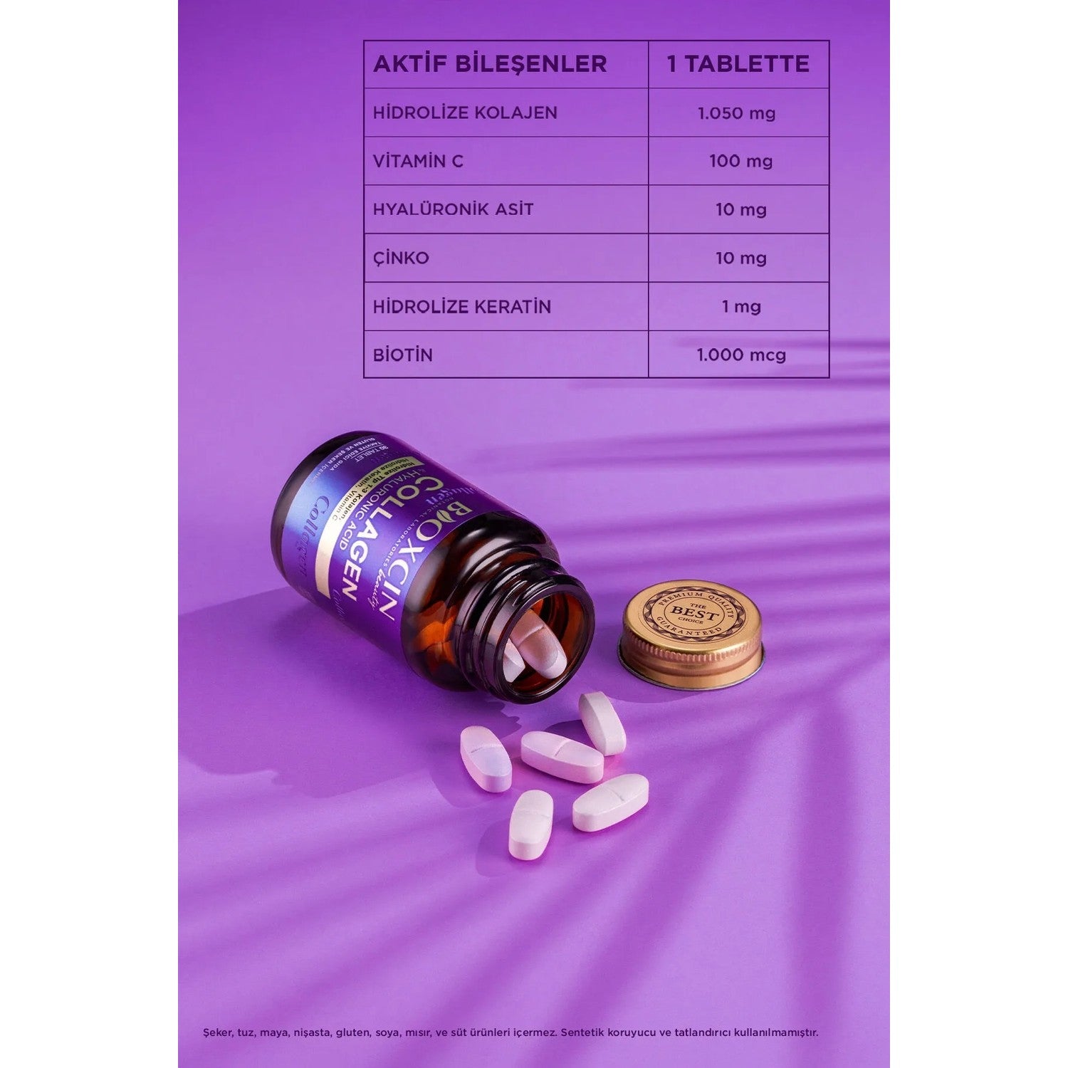Bioxcin Collagen and Hyaluronic Acid Supplement