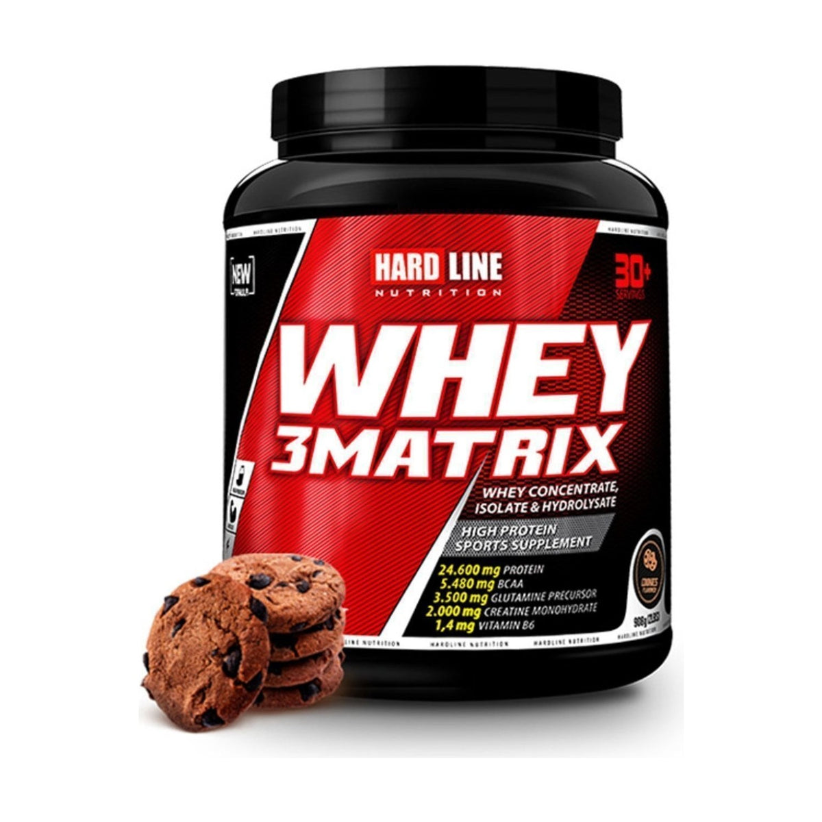 Hardline Nutrition Hardline Whey 3 Matrix Protein Powder 2300 gr Strawberry Flavored Made in Türkiye - MALLTURK