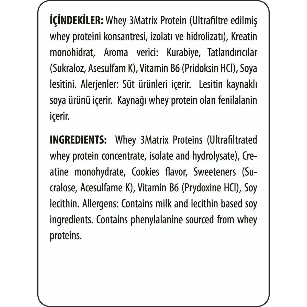 Hardline Nutrition Hardline Whey 3 Matrix Protein Powder 2300 gr Strawberry Flavored Made in Türkiye - MALLTURK
