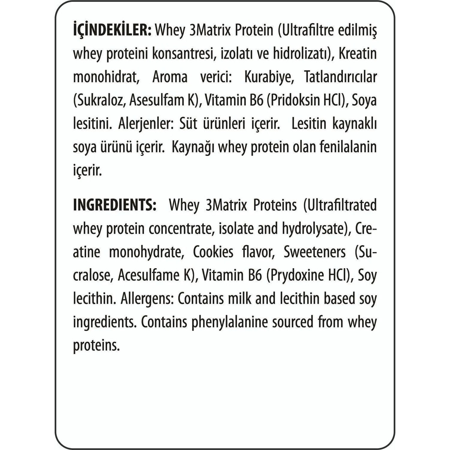 Hardline Nutrition Hardline Whey 3 Matrix Protein Powder 2300 gr Strawberry Flavored Made in Türkiye - MALLTURK
