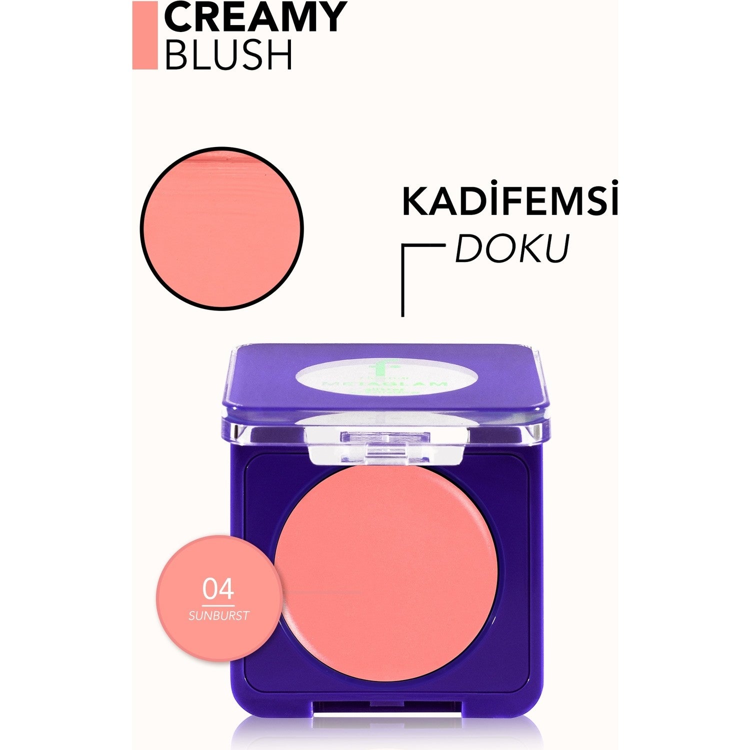 Flormar Metaglam Compact Blush