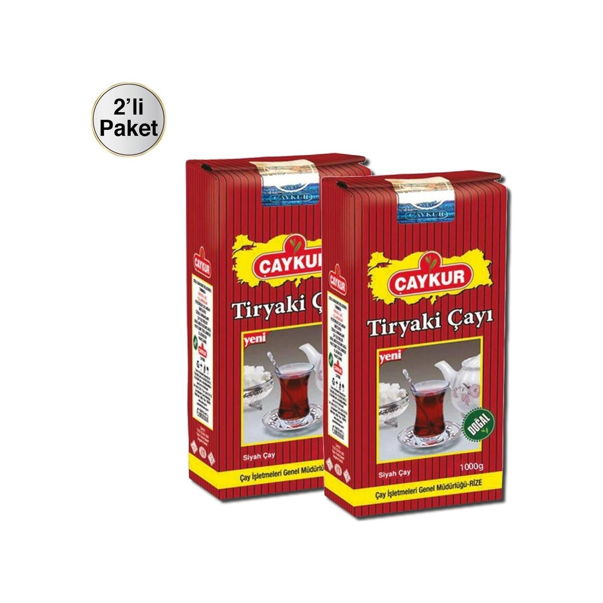 Caykur Tiryaki loose leaf tea 1000 g. Ikili pack - MALLTURK