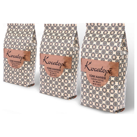 Kocatepe Coffee - Kocatepe 500 gr Ground Turkish Coffee, 3-Pack - Traditional Flavor from Turkiye - MALLTURK
