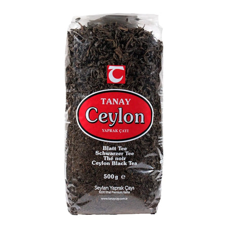 Tanay Ceylon tea 500 g %100 Ithal Sri Lanka Siyah Dokme leaf tea OPA Kacak Seylan tea