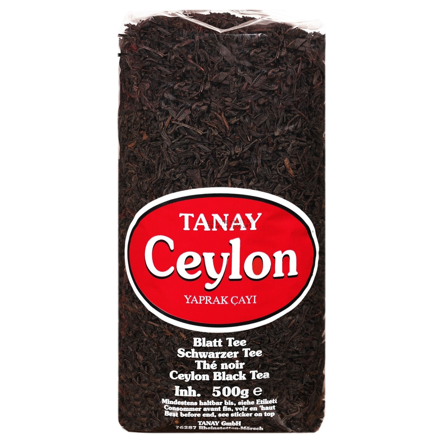 Tanay Ceylon tea 500 g %100 Ithal Sri Lanka Siyah Dokme leaf tea OPA Kacak Seylan tea
