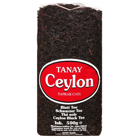 Tanay Ceylon tea 500 g %100 Ithal Sri Lanka Siyah Dokme leaf tea OPA Kacak Seylan tea