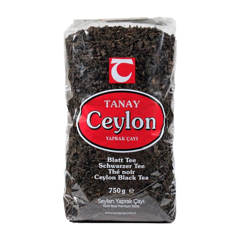 Tanay Ceylon tea 750 g %100 Ithal Sri Lanka Siyah Dokme leaf tea OPA Kacak Seylan tea - MALLTURK