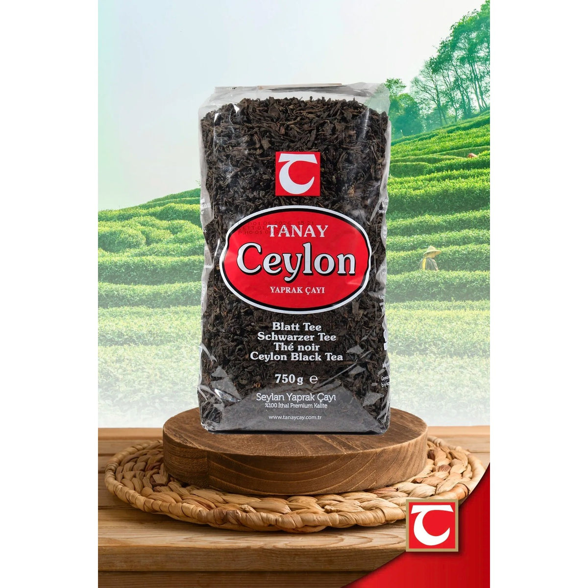 Tanay Ceylon tea 750 g %100 Ithal Sri Lanka Siyah Dokme leaf tea OPA Kacak Seylan tea - MALLTURK