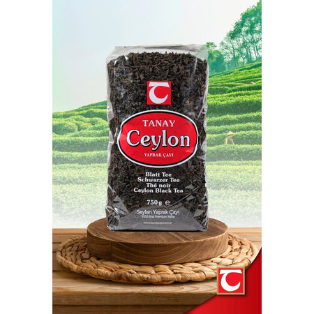 Tanay Ceylon tea 750 g %100 Ithal Sri Lanka Siyah Dokme leaf tea OPA Kacak Seylan tea - MALLTURK