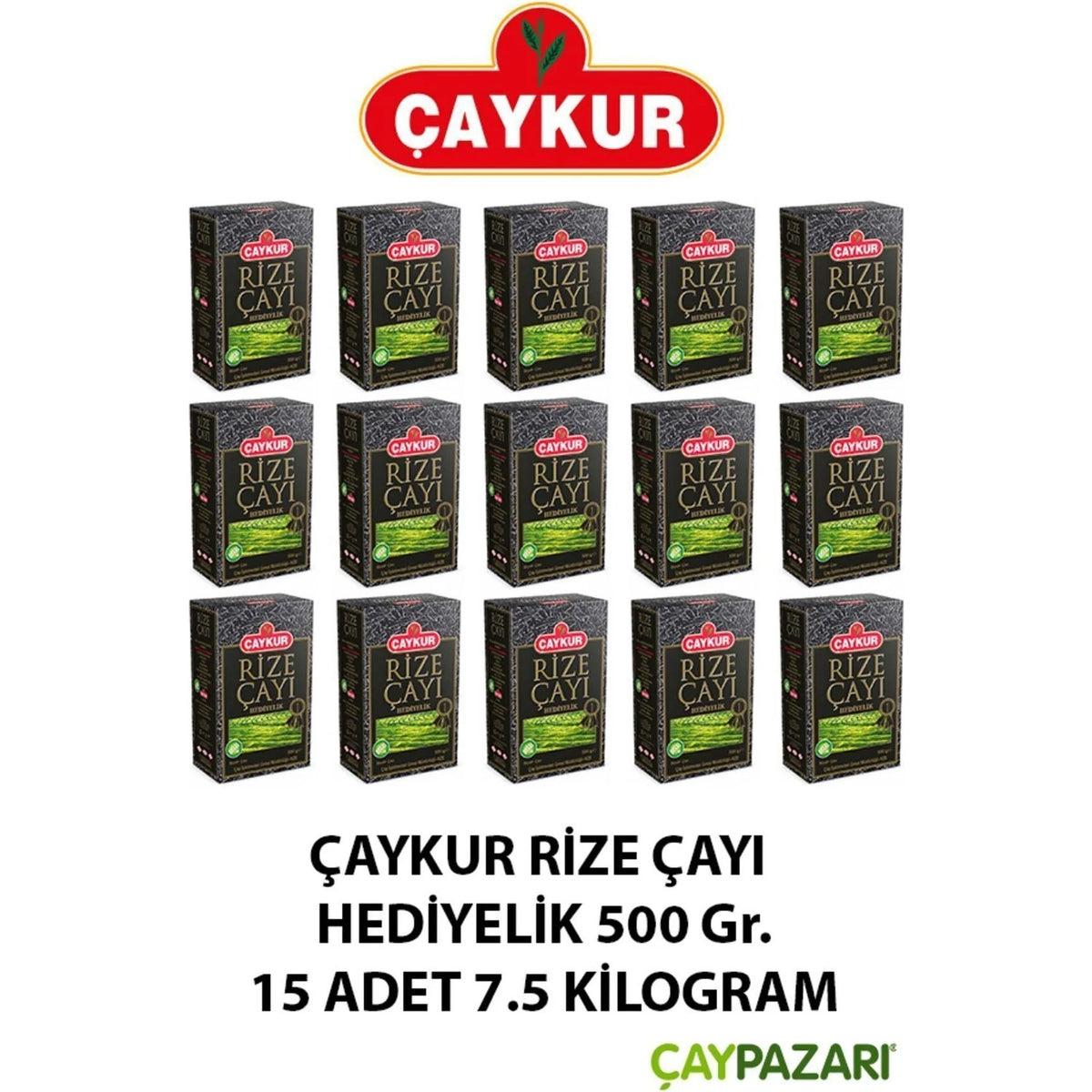 Caykur Rize tea Hediyelik 500 g. 15-pack case - MALLTURK
