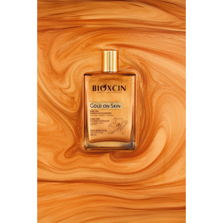 Bioxcin Gold On Skin Dry Oil