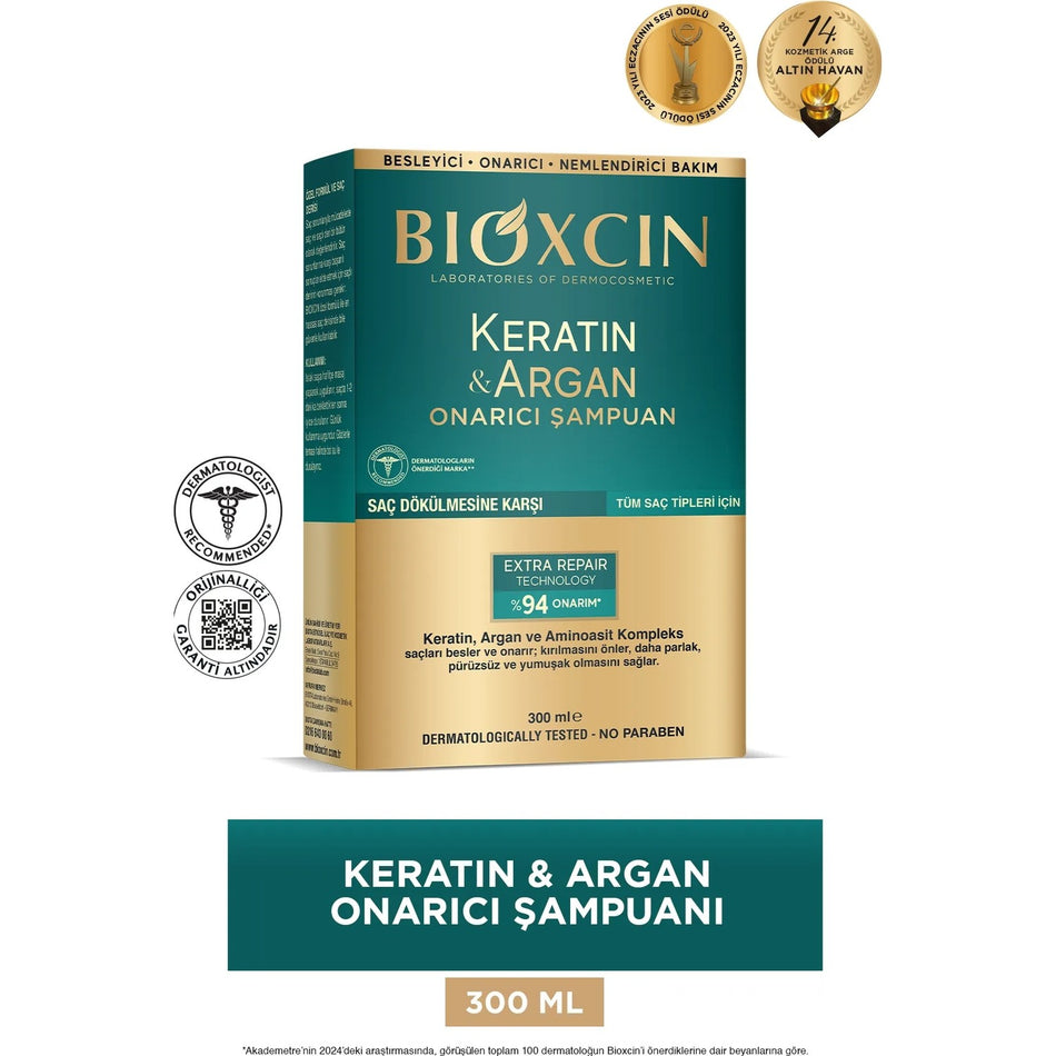 Bioxcin Keratin and Argan Repair Shampoo