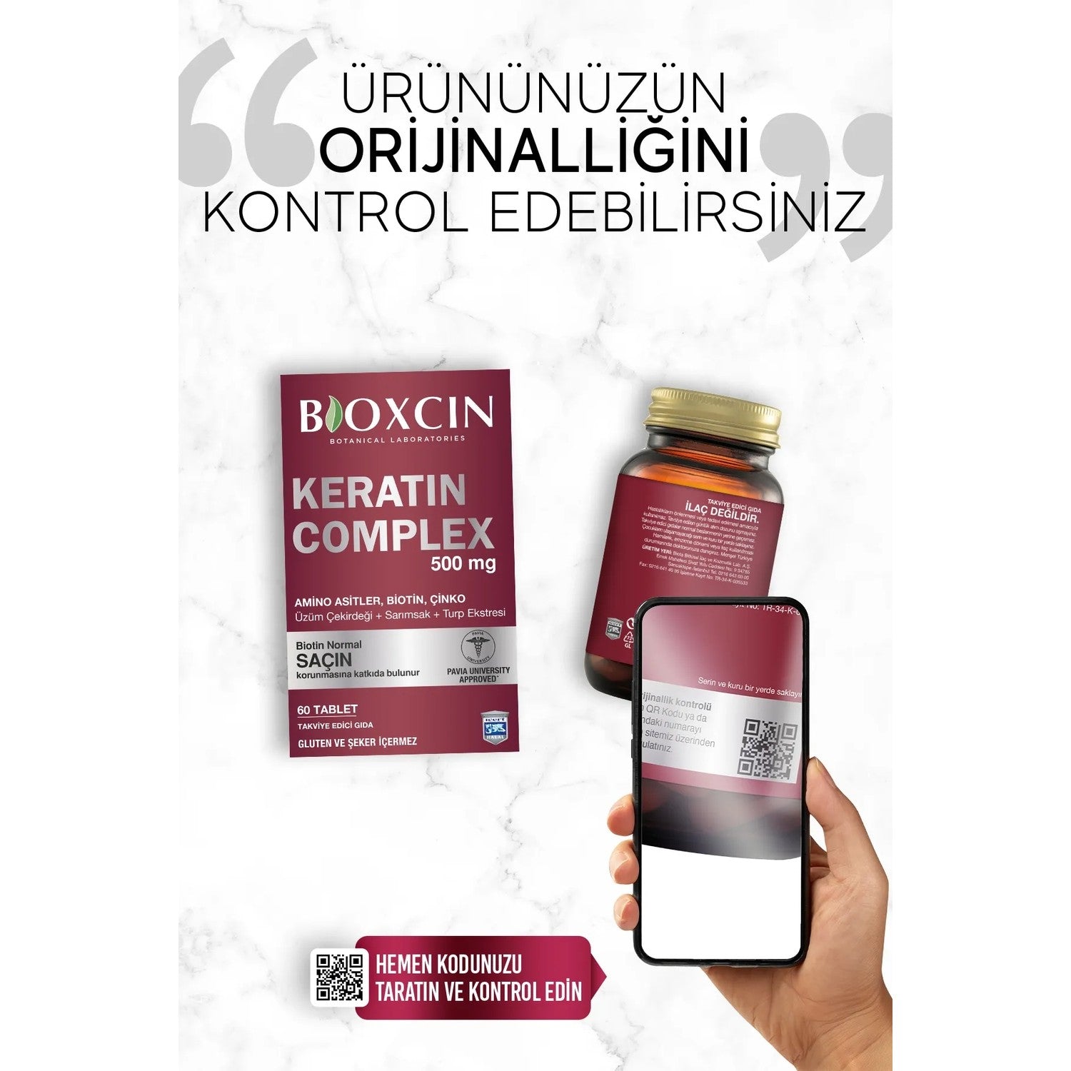 Bioxcin Keratin Complex Tablets
