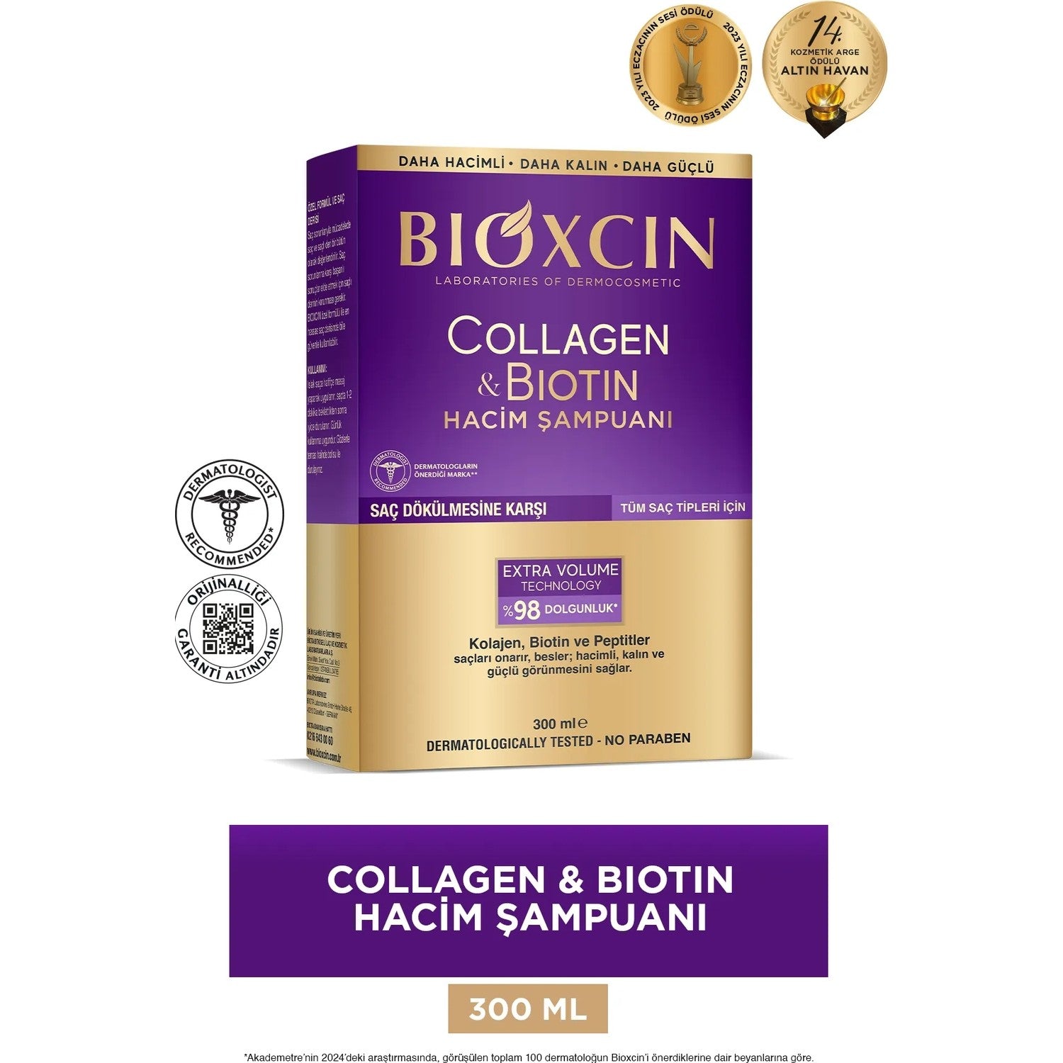 Bioxcin Collagen and Biotin Volume Shampoo