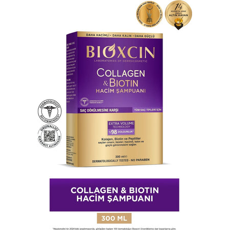 Bioxcin Collagen and Biotin Volume Shampoo