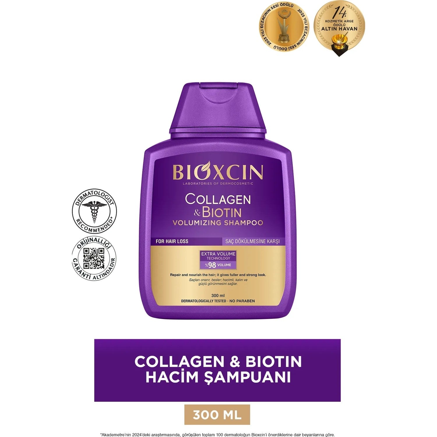 Bioxcin Collagen and Biotin Volume Shampoo