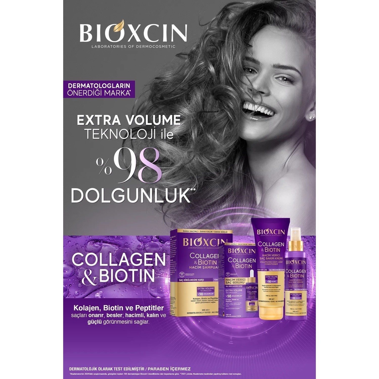 Bioxcin Collagen and Biotin Volume Shampoo