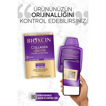 Bioxcin Collagen and Biotin Volume Shampoo