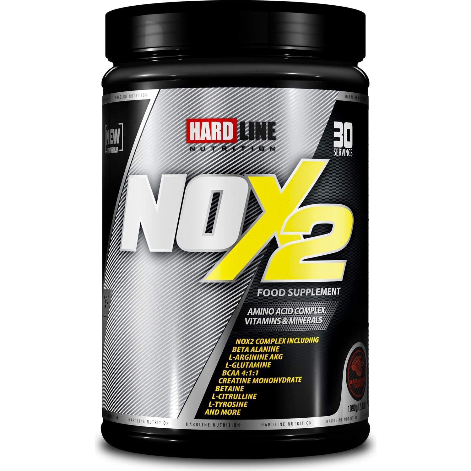 Hardline Nutrition Hardline Nox2 1090 gr Black Mulberry Flavored - MALLTURK
