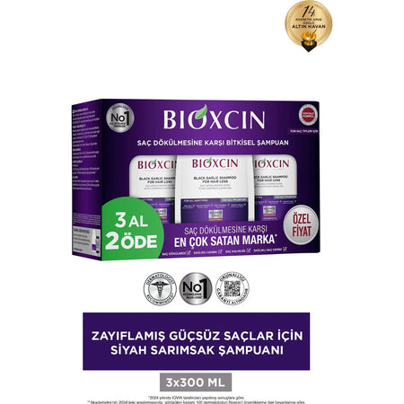Bioxcin Black Garlic Anti-Hair Loss Shampoo
