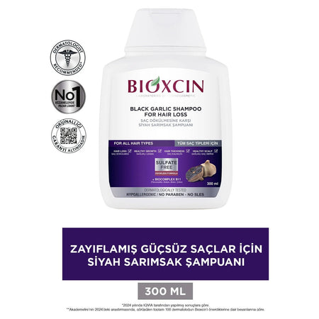 Bioxcin Black Garlic Anti-Hair Loss Shampoo