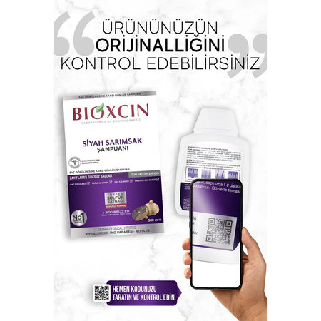 Bioxcin Black Garlic Anti-Hair Loss Shampoo